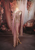 Dusty Lavender Floral Vine Sequins and Beads Embroidered Design Tissue Organza Ready to Wear Party Saree with Matching Designer Blouse
