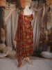 Dusty Maroon Floral Printed Design Cotton Palazzo Suit with Dupatta