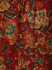 Dusty Maroon Floral Printed Design Cotton Palazzo Suit with Dupatta