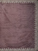 Dusty Mauve Beads Embroidered Design Pure Organza Fancy Saree with Scalloped Border