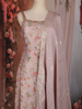 Dusty Mauve Floral Embroidered Silk Straight Suit with Designer Dupatta