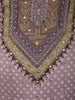 Dusty Mauve Floral Printed Design Crepe Palazzo Suit with Dupatta