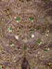 Dusty Mauve Floral Vine Sequins and Beads Embroidered Design Tissue Silk Party Wear Palazzo Suit with Matching Dupatta