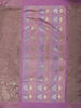 Dusty Mauve Floral Vine Zari Embroidered Design Pure Tissue Silk Party Wear Saree