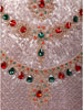 Dusty Mauve Geometric Sequins and Beads Embroidered Design Tissue Silk Palazzo Suit with Matching Dupatta
