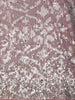 Dusty Mauve Heavy Sequins Embroidered Design Chiffon Party Wear Saree with Designer Border