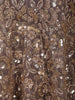 Dusty Mauve Heavy Sequins and Beads Embroidered Design Net Peplum Palazzo Suit with Matching Dupatta