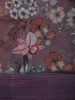 Dusty Mauve Purple Floral Printed Design Chiffon Saree