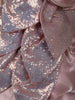 Onion Pink Sequins Embroidered Design Organza Kids Party Frock With 3D Floral Appliqué