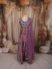 Dusty Mauve Traditional Floral Printed and Stone Embellished Design Raw Silk Bridesmaid Lehenga Choli with Matching Dupatta