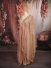 Dusty Peach Floral Vine Sequins Embroidered Design Net Party Wear Mastani Lehenga with Matching Dupatta