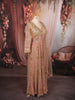 Dusty Peach Floral Vine Sequins Embroidered Design Net Party Wear Mastani Lehenga with Matching Dupatta