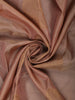 Dusty Peach Leaf Design Zari Woven Soft Silk Saree - Diadem