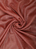 Dusty Pink Checked Woven Design Pure Tussar Saree with Motif Thread Embroidered Border