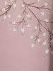 Dusty Pink Floral Bead Embroidery polyester Men's Suit Set - Diadem