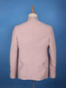 Dusty Pink Floral Bead Embroidery polyester Men's Suit Set - Diadem