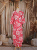 Dusty Pink Floral Printed Design Cotton Salwar Suit