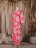 Dusty Pink Floral Printed Design Cotton Salwar Suit