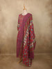 Dusty Pink Floral Printed Design Cotton Salwar Suit with Dupatta