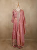 Dusty Pink Heavy Sequins and Beads Embroidered Design Tissue Silk Mastani Lehenga with Dupatta