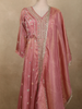 Dusty Pink Heavy Sequins and Beads Embroidered Design Tissue Silk Mastani Lehenga with Dupatta