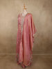 Dusty Pink Heavy Sequins and Beads Embroidered Design Tissue Silk Mastani Lehenga with Dupatta