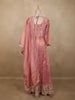 Dusty Pink Heavy Sequins and Beads Embroidered Design Tissue Silk Mastani Lehenga with Dupatta