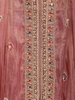 Dusty Pink Heavy Sequins and Beads Embroidered Design Tissue Silk Mastani Lehenga with Dupatta