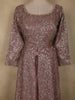 Dusty Pink Leaf Sequins Embroidered Design Georgette Palazzo Suit with Dupatta