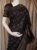 Wine Purple Floral Butta Zari Woven Design Pure Kanchipuram Silk Saree with Matching Zari Border