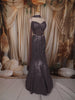 Dusty Purple Heavy Sequins and Beads Embroidered Design Mermaid Net Lehenga with Choker Dupatta