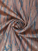 Dusty Rose Gold Striped Woven Design Tussar Saree with Zari Border