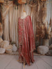 Dusty Rose Heavy Sequins and Beads Embroidered Design Tissue Organza Fancy Palazzo Suit with Matching Dupatta