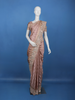 Dusty Rose Paisley Design Banarasi Silk Saree - Diadem