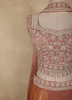 Dusty Rose Pink Beads Embroidered Design Organza Palazzo Suit with Dupatta