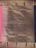 Dusty Rose Pink Butta Woven Design Art Silk Fancy Wear Saree with Contrast Border