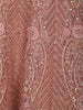 Dusty Rose Pink Floral Sequins and Beads Embroidered Design Net Lehenga With Dupatta