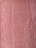 Dusty Rose Pink Floral Sequins and Beads Embroidered Design Tissue Silk Designer Saree with Designer Border
