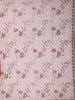 Dusty Rose Pink Floral Vine Sequins and  Beads Embroidered Design Net Party Wear Saree with Designer Border