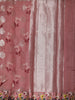 Dusty Rose Pink Floral Zari Woven Design Soft Silk Festive Saree with Floral Border