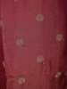 Dusty Rose Pink Floral Zari and Beads Embroidered Design Tissue Silk Straight Cut Salwar Suit