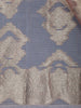 Dusty Rose Pink Geometric Design Semi Tussar Saree