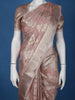 Dusty Rose Pink Geometric Design Semi Tussar Saree