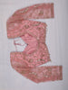 Dusty Rose Pink Heavy Sequins and  Beads Embroidered Design Net Party Wear Saree with Matching Stitched Full Sleeve Designer Blouse