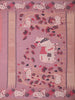 Dusty Rose Pink Motif Design Pure Cotton Saree