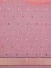 Dusty Rose Pink Motif Design Pure Cotton Saree