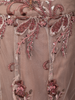Dusty Rose Pink Floral Sequins Embroidered Design Mermaid Net Lehenga