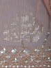 Dusty Rose Pink Sequins Embroidered Georgette Saree
