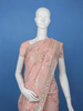 Dusty Rose Pink Sequins Embroidered Georgette Saree