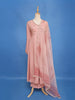 Dusty Rose Pink Sequins Embroidery Cotton Salwar Suit